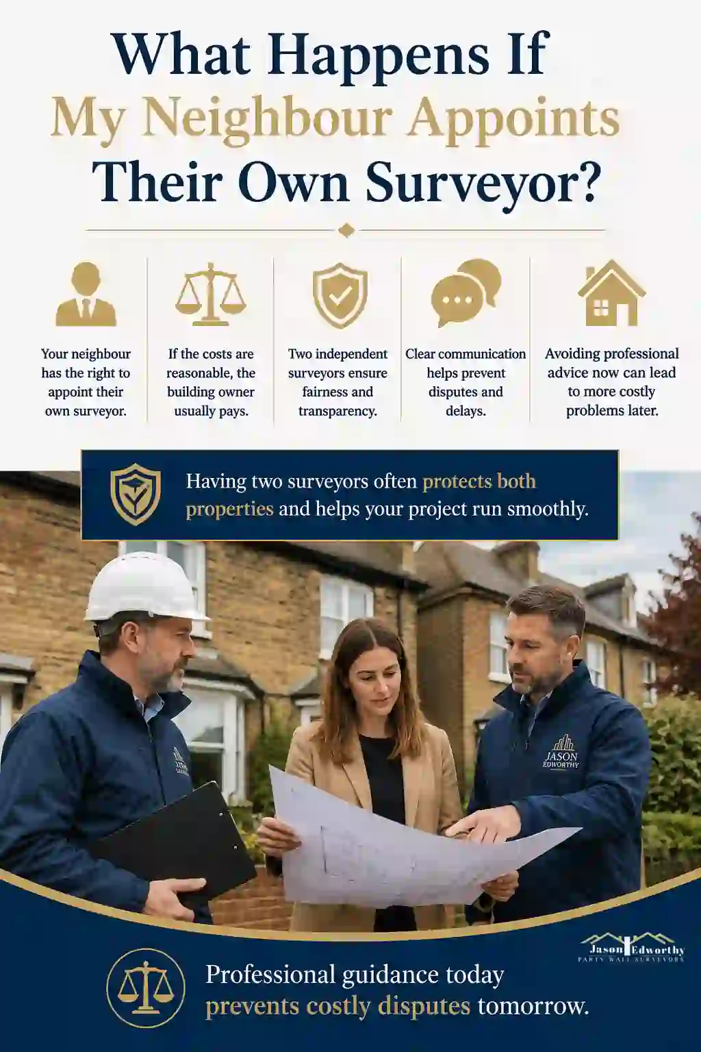 What Happens If My Neighbour Appoints Their Own Surveyor Buckingham?