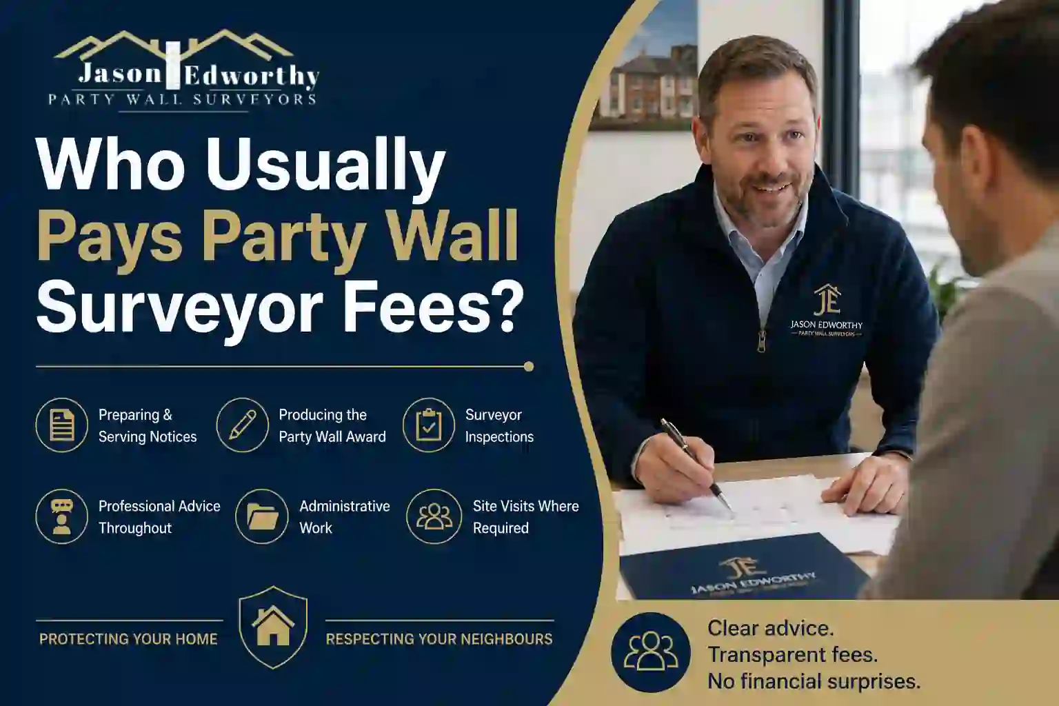 Who Usually Pays Party Wall Surveyor Fees Buckingham?