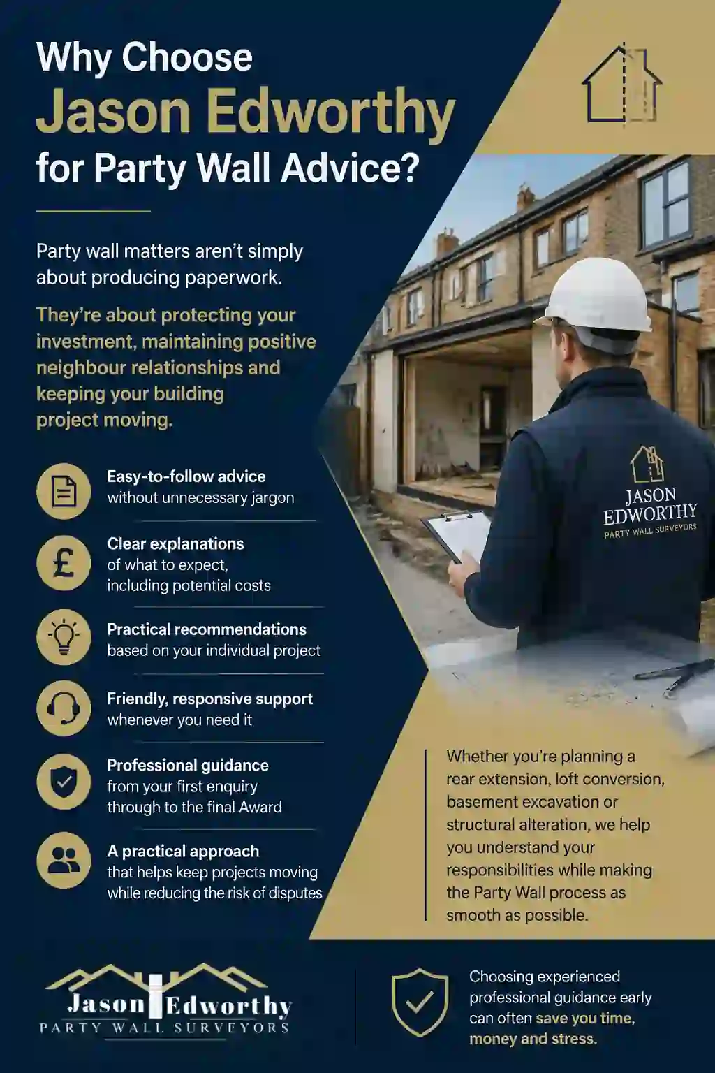 Why Choose Jason Edworthy for Party Wall Advice Buckingham?